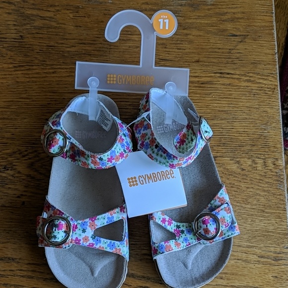 GYMBOREE Other - NWT GYMBOREE FLOWERED SANDALS SIZE 11
